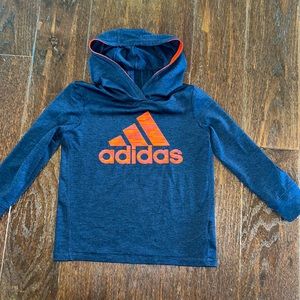 Adidas navy lightweight, moisture wicking hoodie 4